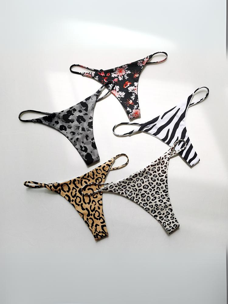 Wild Leopard Thong
