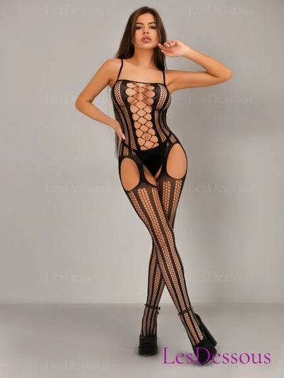 LacyMate™ Midnight Veil Bodystocking