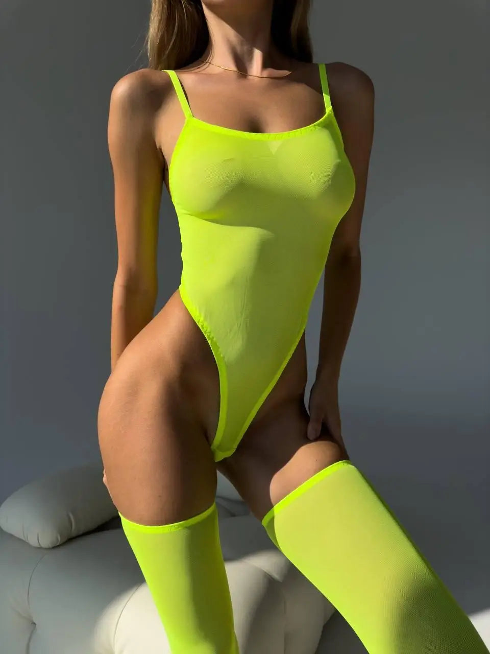 LacyMate Electric Mesh Bodysuit