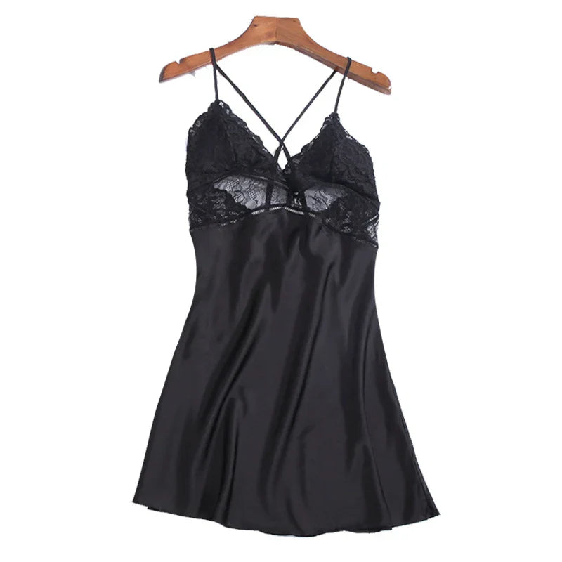 LacyMate™ Summer Satin Nightdress