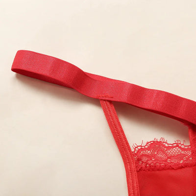 Ellolace Lingerie Set Women's Underwear Set Push up Hollow Out Bra Set Transparent Bralette Erotic Lingerie Female Underwear Set