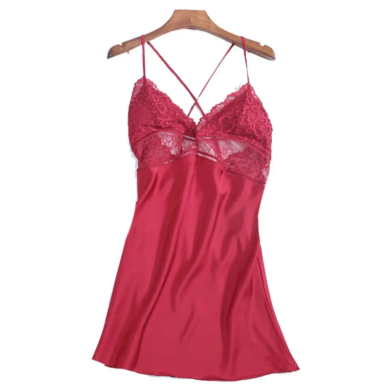 LacyMate™ Summer Satin Nightdress
