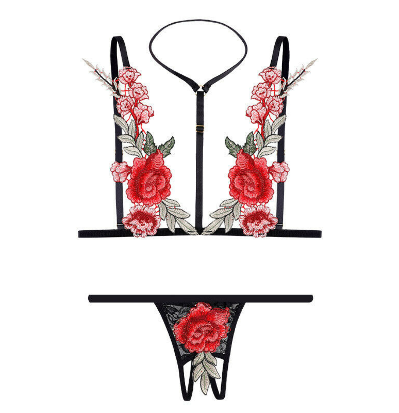 LacyMate™ Rose Bed Lingerie Set