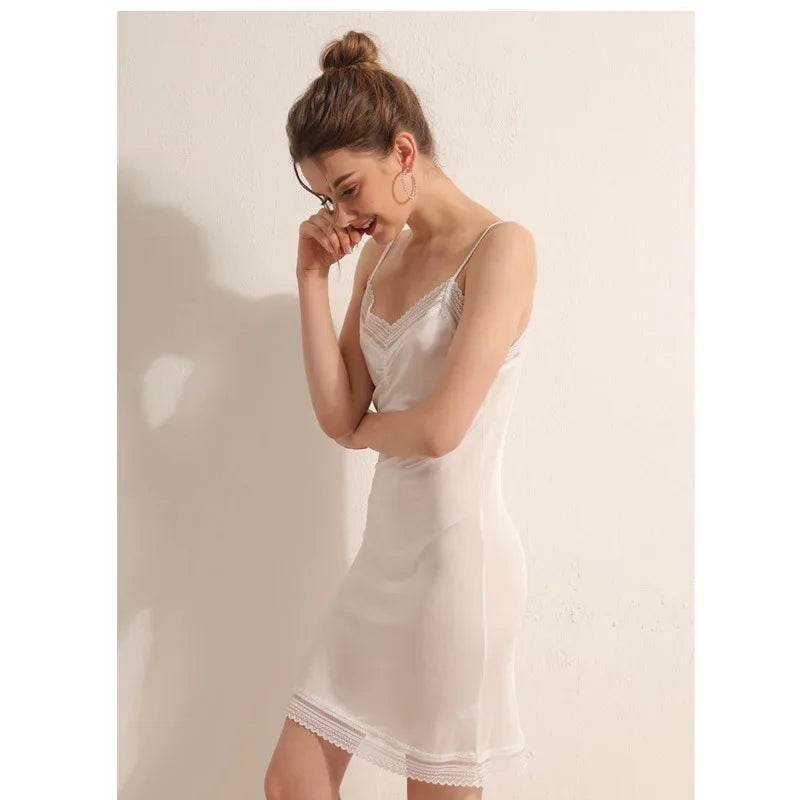 LacyMate™ Premium Mulberry Silk Lace Slip