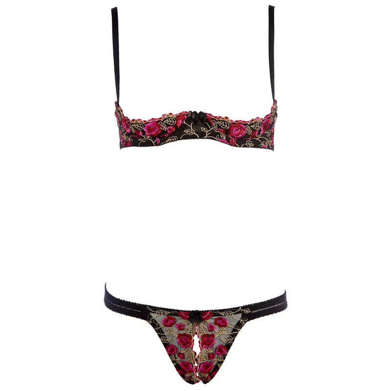 LacyMate™ Blooming Rose Lingerie Set