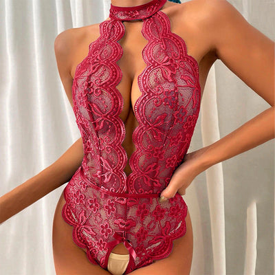 LacyMate™ Seductive Lace Crotchless Lingerie