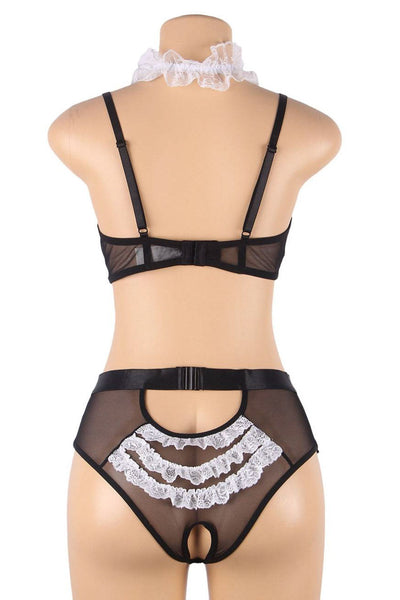 Cupless Maid Lingerie Costume