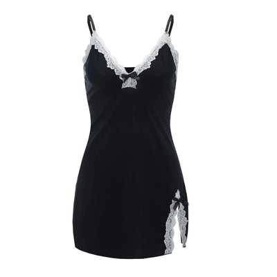 LacyMate™ Charmeuse Lace Chemise