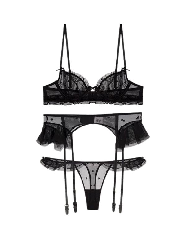 Willa Lingerie Set - Black