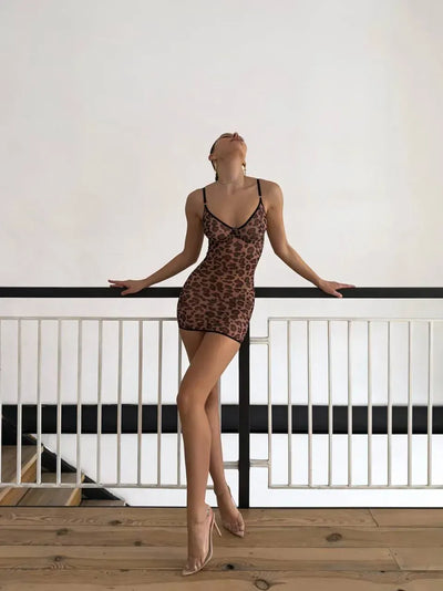 Lacymate™ Knot Nadia Leopard Lingerie