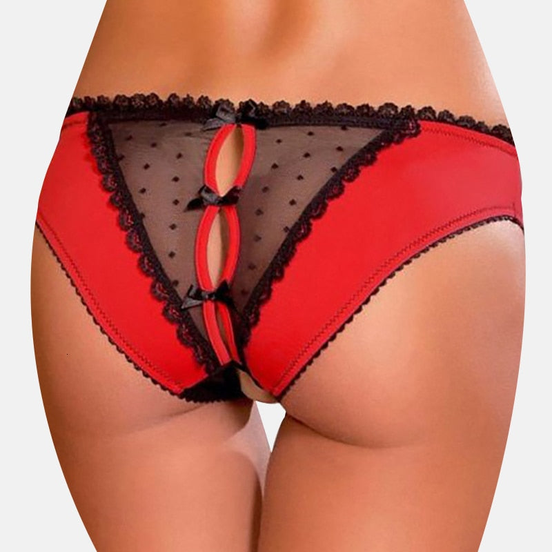 LacyMate™ Isabelle Crotchless Panties